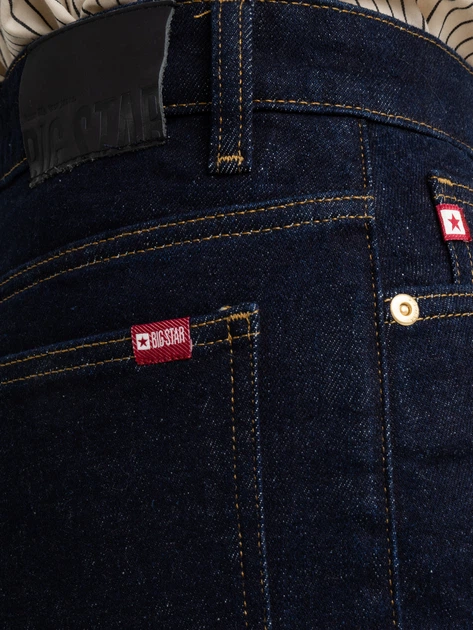 Спідниця джинсова міні пряма жіноча Big Star Margaret 657 W25 Темно-синя (5900714828943) - зображення 6