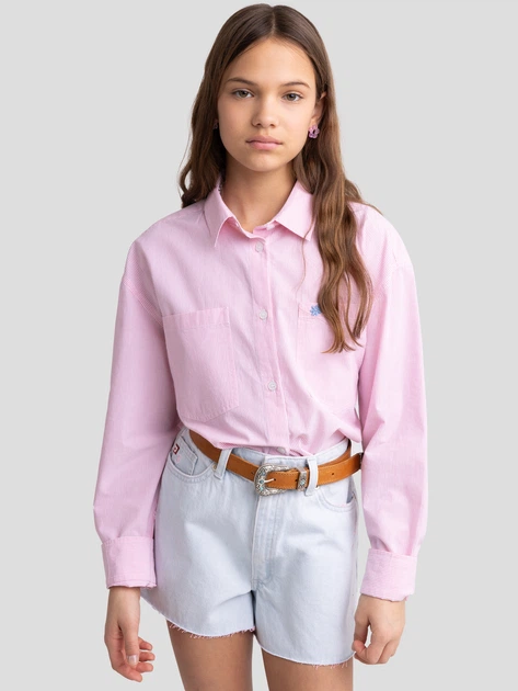 Koszula młodzieżowa dla dziewczynki Big Star Mialia 601 146 cm Różowa (5900714836900) - obraz 4