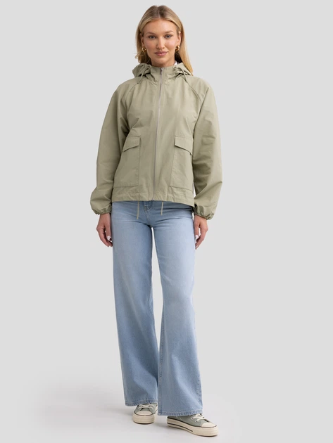 Kurtka wiatrówka damska z kapturem Big Star Norrika 300 XL Zielona (5900714837549) - obraz 4