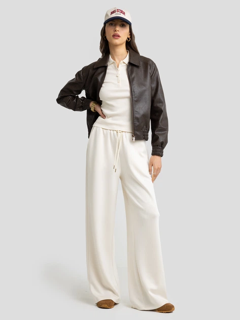 Koszulka polo damska Big Star Rafaela 103 XL Biała (5900714838287) - obraz 6