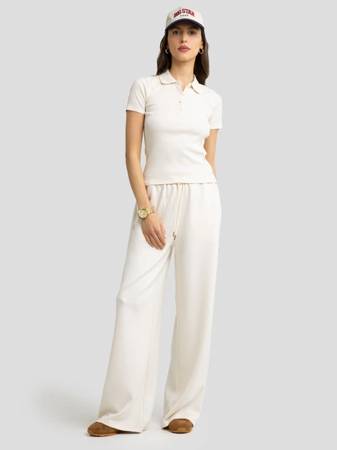 Koszulka polo damska Big Star Rafaela 103 M Biała (5900714838317) - obraz 3