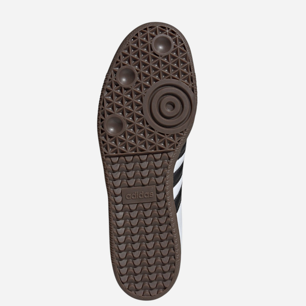Чоловічі кеди низькі adidas Samba B75806 39.5 (6UK) Білі/Чорні/Сірі (4059809046197) - зображення 8