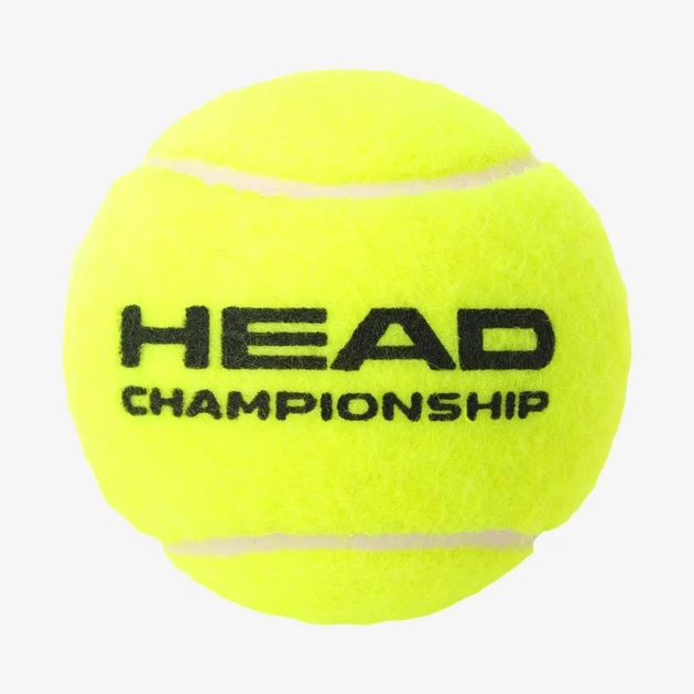 М'ячи тенисные Head Championship 3B (Австрия) (3 шт.) для тренировок та соревнований на разных покритиях - изображение 3