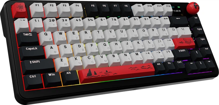 Клавіатура бездротова Ajazz AK820 MAX PLUS Avocado Switch Black