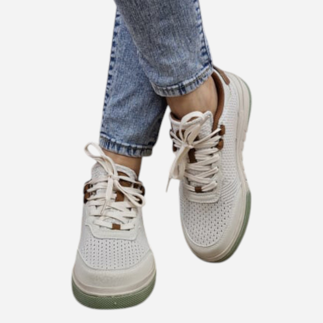 Sneakersy damskie Grunberg 147578/20-04E 38 24.5 cm Białe (4255679957643) - obraz 3