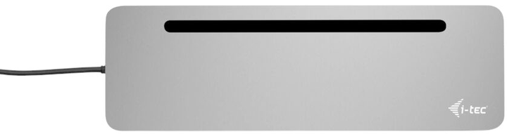 i-tec USB-C Metal Ergonomic 3x 4K Display Docking Station with Power Delivery 100 W + i-tec Universal Charger 100 W (C31FLAT2PDPRO100W) - obraz 4