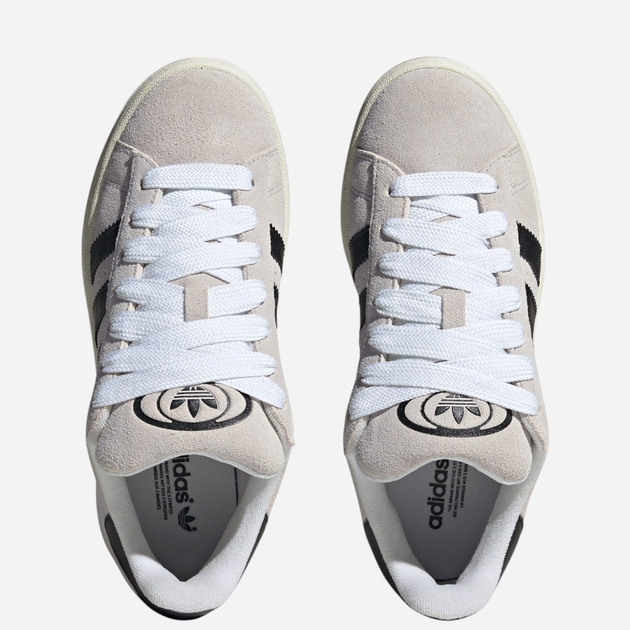 Жіночі кеди низькі adidas Campus GY0042 38 (5UK) Бежеві/Чорні (4066749865474) - зображення 4