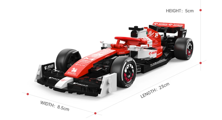 Zestaw klocków Rastar Alfa Romeo F1 C42 1:24 340 elementów (6930751323520) - obraz 3