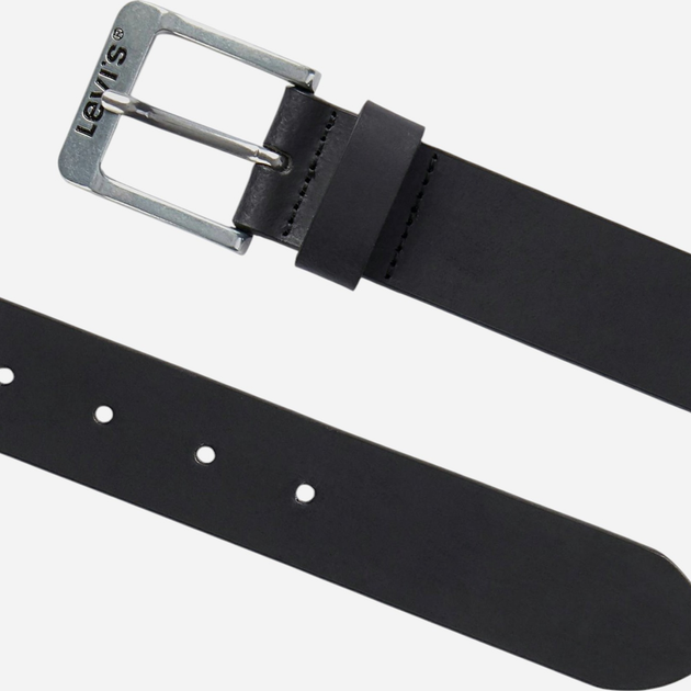 Pasek męski skórzany Levi's 77134-0611 100 cm Czarny - obraz 2