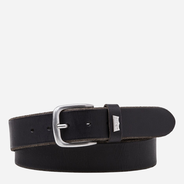 Pasek męski skórzany Levi's D5576-0002 85 cm Czarny - obraz 1