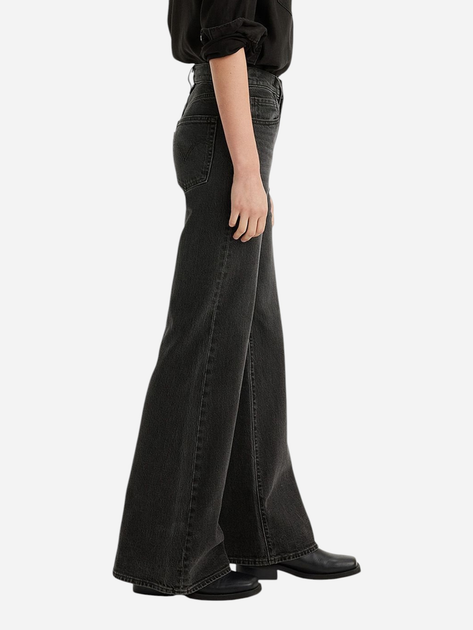 Jeansy dzwony damskie z wysokim stanem Levi's A7503-0007 25-30 Czarne - obraz 4