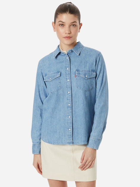 Сорочка джинсова жіноча Levi's 16786-0018 XL Блакитна (5401105988135) - зображення 1