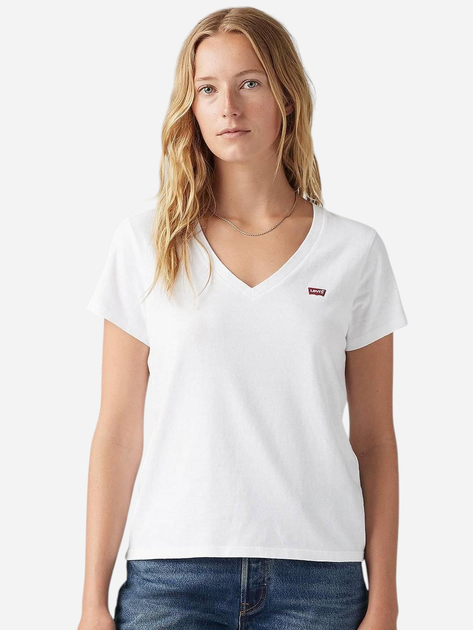 Koszulka damska bawełniana Levi's 002VR-0001 L Biała - obraz 1