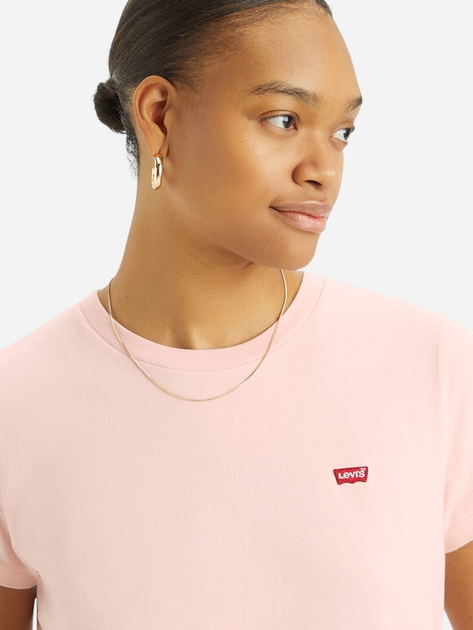 Koszulka damska bawełniana Levi's 39185-0323 L Różowa - obraz 4