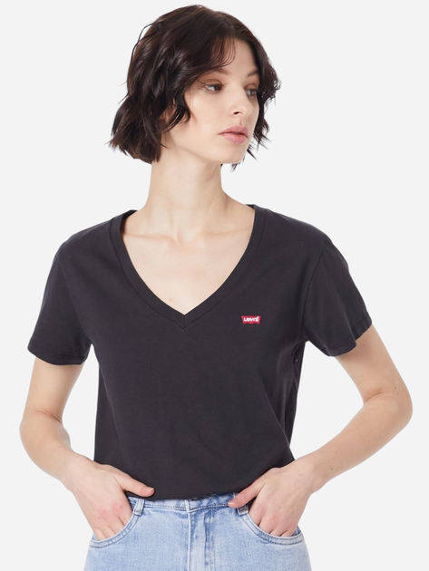 Zestaw koszulek damskich bawełnianych Levi's A3624-0000 XL 2 szt Czarny/Biały - obraz 2