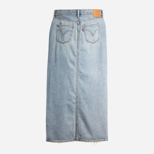 Spódnica trapezowa damska jeansowa Levi's A7512-0000 30 Błękitna - obraz 6