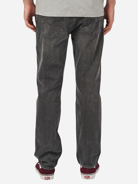 Jeansy męskie regular fit Levi's 514 Straight 00514-1676 36-32 Ciemnoszare (5401043614400) - obraz 2