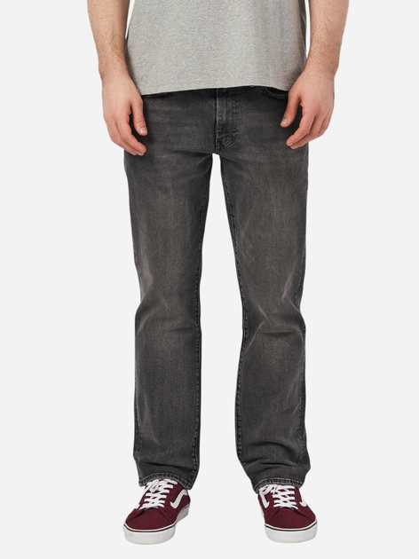 Jeansy męskie regular fit Levi's 514 Straight 00514-1676 34-34 Ciemnoszare (5401043614387) - obraz 1