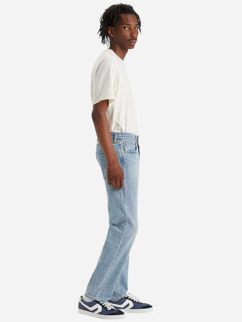 Джинси Regular fit чоловічі Levi's 502 Taper 29507-1417 33-32 Блакитні (5401128657346) - зображення 4