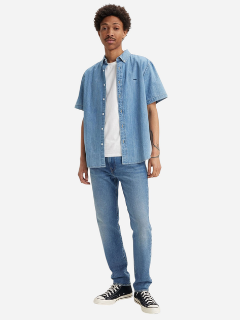 Jeansy regular fit męskie Levi's 29507-1481 33-32 Błękitne - obraz 3