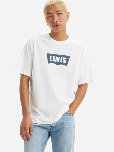 Koszulka męska bawełniana Levi's 000RY-0003 L Biała - obraz 3