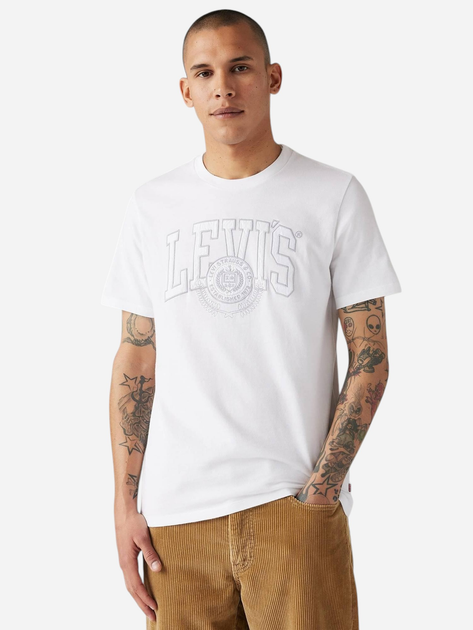 Koszulka męska bawełniana Levi's 22491-1665 L Biała - obraz 1