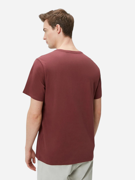 Футболка бавовняна довга чоловіча Levi's 56605-0199 M Бордова (5401128993833) - зображення 2