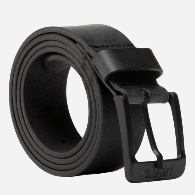 Pasek męski skórzany Levi's 38016-0033 90 cm Czarny - obraz 2