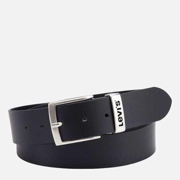 Pasek męski skórzany Levi's 38016-0117 110 cm Czarny - obraz 1
