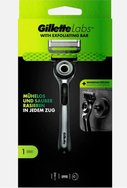 Станок для гоління чоловічий (Бритва) Gillette Labs c 1 касетою та підставкою на стіну (32885431) - Фото 2 Станок для гоління чоловічий (Бритва) Gillette Labs c 1 касетою та підставкою на стіну (32885431) - зображення 2