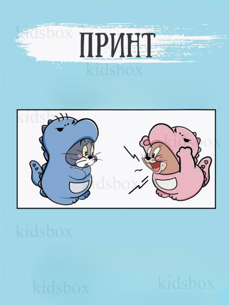 Кружка Том и Джерри с принтом керамическая чашка Tom and Jerry 330 мл Uk_105 - изображение 2
