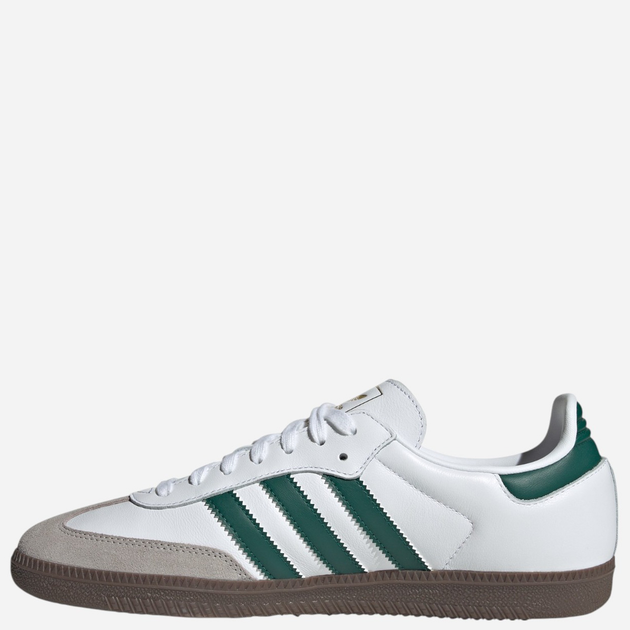 Sneakersy damskie do kostki adidas Samba JH8797 37.5 (4.5UK) Białe/Zielone/Szare - obraz 3