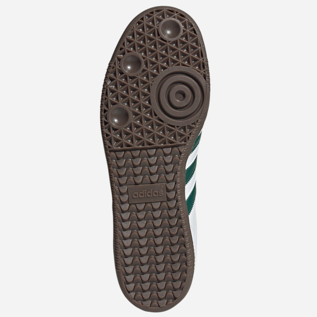 Чоловічі кеди низькі adidas Samba JH8797 40.5 (7UK) Білі/Зелені/Сірі (4067904541721) - зображення 7