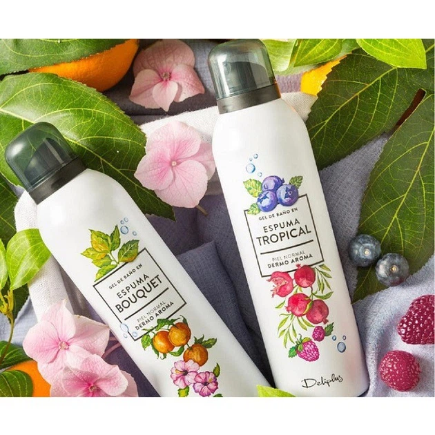Парфумована гель-піна для душу Deliplus Espuma Bouquet з ароматом грейпфрута та квітів (букетна піна) 200мл - зображення 3
