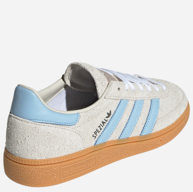 Sneakersy męskie do kostki adidas Handball Spezial JS0241 40.5 (7UK) Beżowe/Jasnoniebieskie - obraz 4