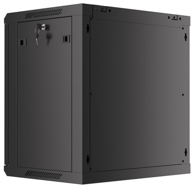 Szafka wisząca rack Lanberg 19" 12U 600x450 RAL9004 (WF01-6412-00B) - obraz 9