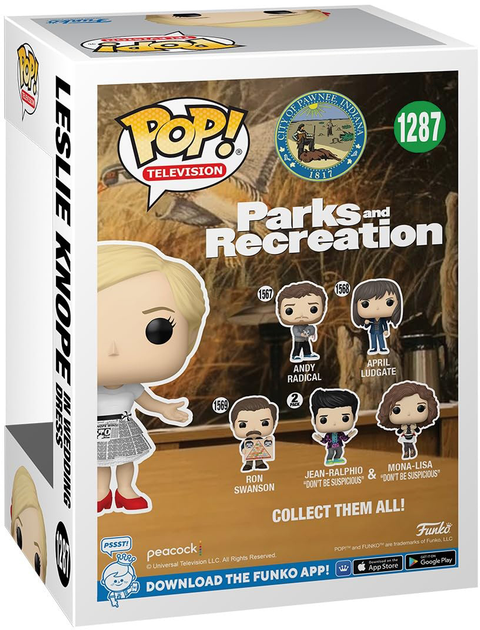 Figurka Funko Pop! TV Parks and Recreation Leslie Knope in Wedding Dress 65694 (889698656948) - obraz 2