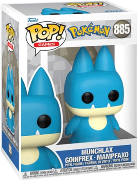 Фігурка Funko Pop! Games Pokemon Манчлакс 69077 (889698690775) - зображення 1