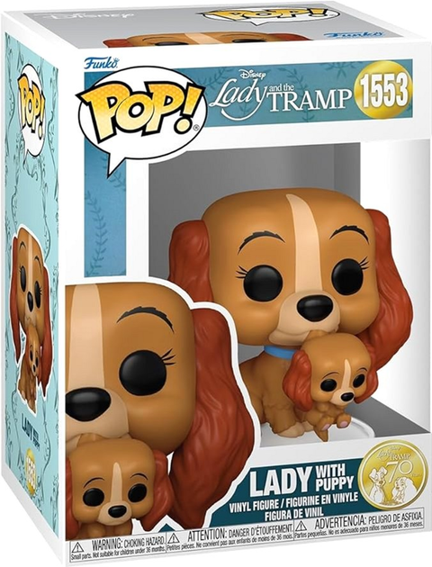 Фігурка Funko Pop Disney LatT Lady з цуценям 83568 (889698835688) - зображення 1