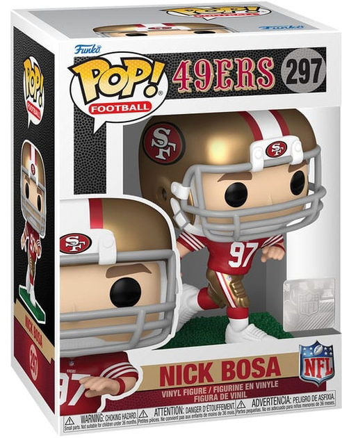 Фігурка Funko Pop! NFL 49ers Нік Боса Home Jersey 83909 (889698839099) - зображення 1