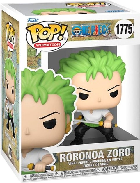 Фігурка Funko Pop! Animation One Piece Ророноа Зоро Two Sword Style 80369 (889698803694) - зображення 1