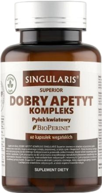 Suplement diety Singularis Superior Dobry Apetyt Kompleks 60 kapsułek (5907796631713) - obraz 1