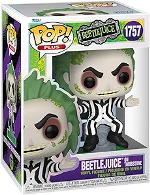 Фігурка Funko Pop Plus BJ S3 Beetlejuice на надгробку (889698835626) - зображення 1