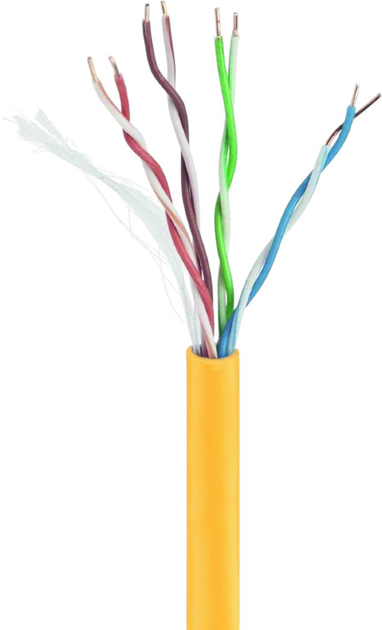 Kabel Cablexpert UTP Cat5e CCA 305 m Yellow (UPC-5004E-SOL-Y) - obraz 2