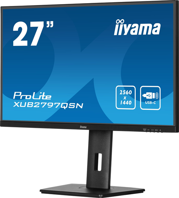 Монітор 27" Iiyama ProLite XUB2797QSN-B2 - зображення 3