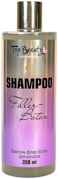 Шампунь для волос филлер-ботокс Top Beauty Shampoo Filler-Botox, 350 мл - Фото 1 Шампунь для волос филлер-ботокс Top Beauty Shampoo Filler-Botox, 350 мл - изображение 1