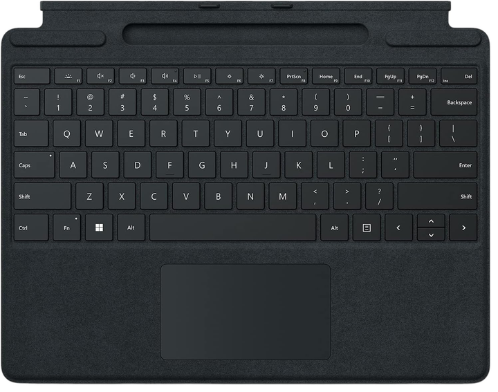 Клавіатура бездротова Microsoft Surface Pro 11/10/9/8 Keyboard Typecover with Slim Pen COMM English International Black  (8XB-00162)  - зображення 2