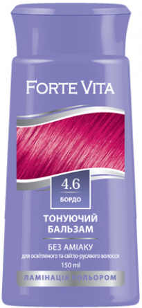 Бальзам тонирующий Supermash Forte Vita 4.6 Бордо, 150 мл - Фото 1 Бальзам тонирующий Supermash Forte Vita 4.6 Бордо, 150 мл - изображение 1