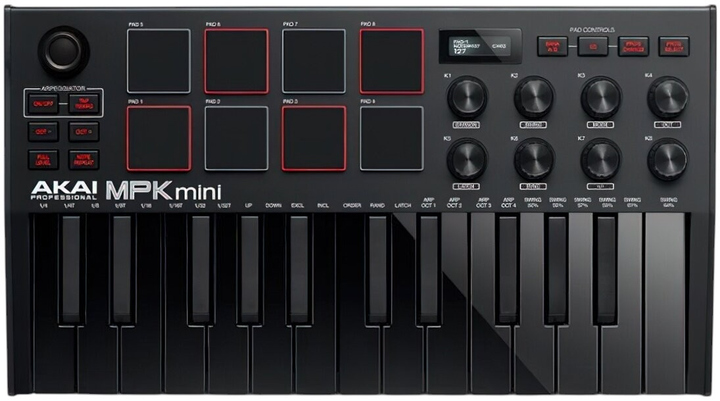 MIDI-клавіатура Akai MPK Mini MK3 (MPKMINI3) - зображення 1