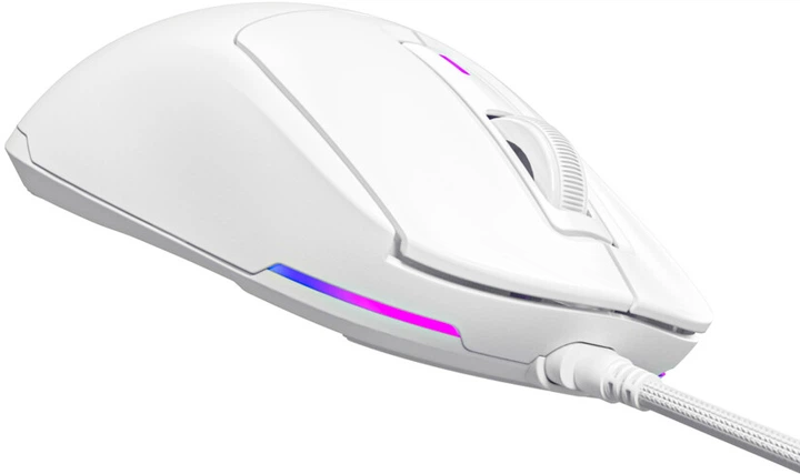 Mysz Lorgar MSA10 Ultralight Wired Gaming USB White (LRG-MSA10-WH) - obraz 10